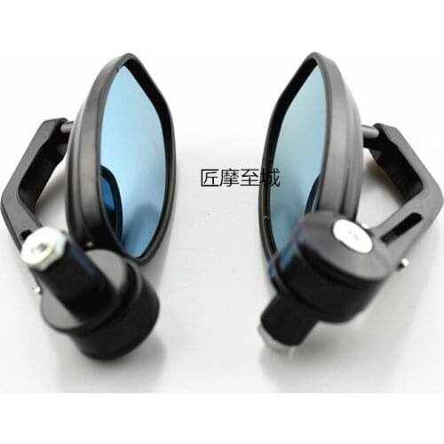 For Motorcycle motorbike side Mirror Aluminium New cool Motorcycle Mirror Rearview 1 Pair fashion accessories