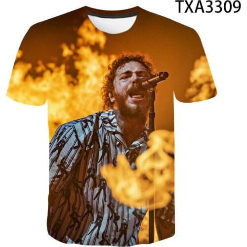 New Smmer Post Malone T-shirt Men Women Children 3D Printed T shirts FashionBoy Girl Kids Summer Short Sleeve Cool Tops Tee