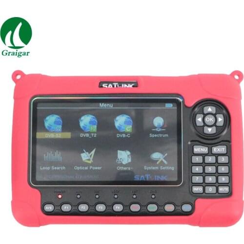 WS6980 DVB-S2/T2/C COMBO Optical Power Detection Spectrum Analyzer WS-6980 with Spectrum Satellite Finder Meter Digital meter