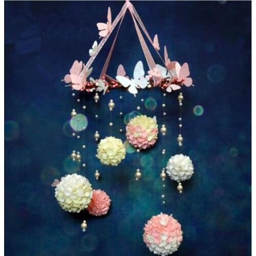 Beautiful Butterfly Hang Decorations Non Woven Felt Fabric DIY Materials Adult Creative Handmade Craft Package Felt Flowers