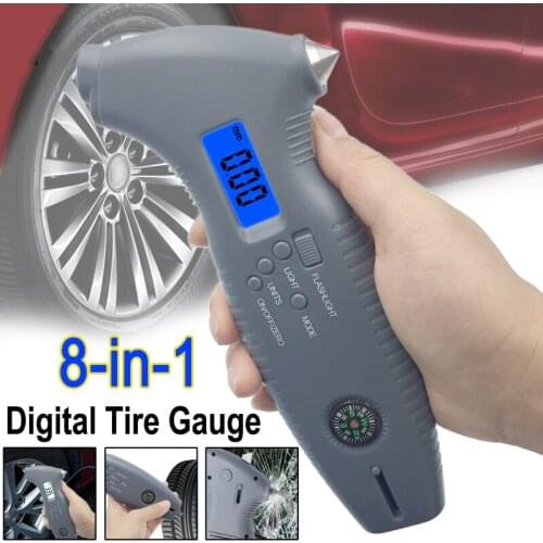LCD digital display gauges car tire pressure gauge liquid crystal display pressure gauge car truck professional pressure tester