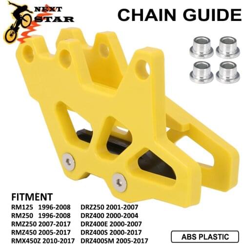 Motorcycle Chain Guard Guide For Suzuki RM125 RM250 RMZ250 RMZ450 RMX450Z DRZ250 DRZ400 RM RMZ RMX DRZ DRZ400SM 1996-2017