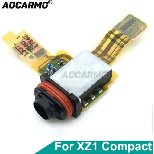 Earphone Headphone Headset Jack Hole Connector Audio Flex Cable For Sony Xperia XZ1 Compact XZ1C XZ1mini G8441 G8442 SO-02K