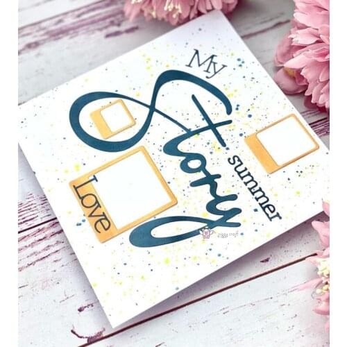 New Story letter decoration metal Cutting Dies Stencils DIY Scrapbooking Paper/photo Cards Embossing Dies