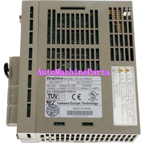 New Xtra Driver Servo Driver Model XD-02-MSD0 AC-Input 200-230V AC-Output 0-230V