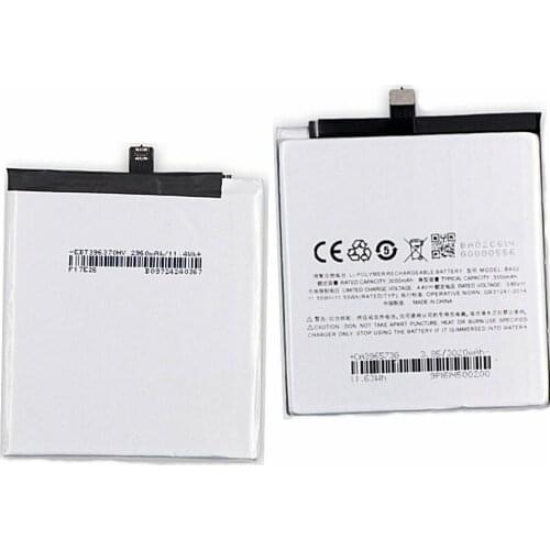 Original BA02 battery 3100mah 3.85v 11.93wh for Meizu M3E A680Q batteries