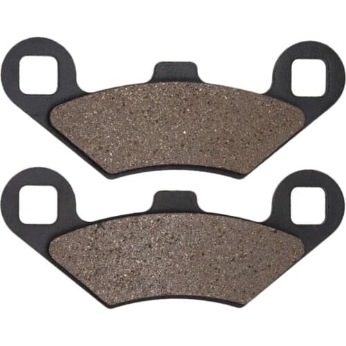 Cyleto Motorcycle Front and Rear Brake Pads for POLARIS 250 Trail Boss 1988-1999 300 Sportsman / Xpress L 2008-2010 / 1996 1997