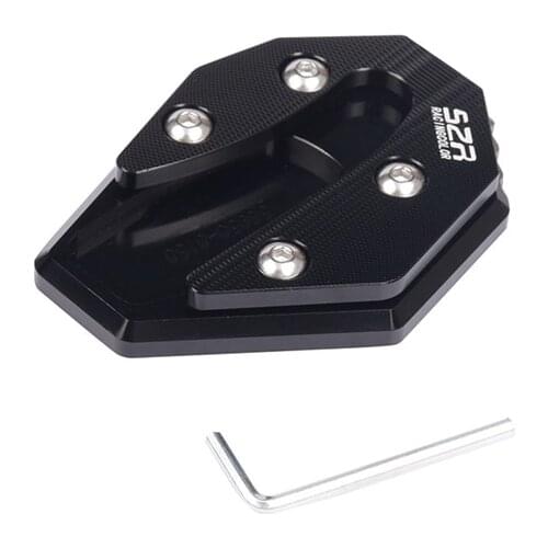 Motorcycle CNC Foot Side Stand Enlarge Extension Kickstand Pad Plate for Yamaha N-MAX 155 Nmax 155