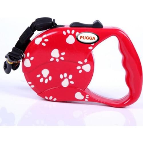 3 M / 5 M Retractable Dog Leash Durable Nylon Dog Leash Automatic Extending Pet Walking Leads For Small Medium Dogs Pitbulls