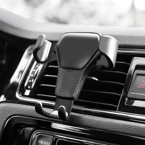 Gravity Car Mount For Mobile Phone Holder Car Air Vent Clip Stand Cell phone GPS Support For iPhone Phone In Car Bracket