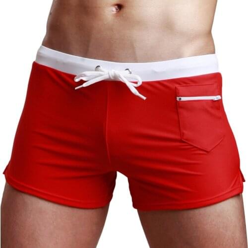 Sexy man swimming trunks Bathing shorts Swimwear Smelting beachwear Bikini brand mens sportswear boxer Summer swimsuit C0781