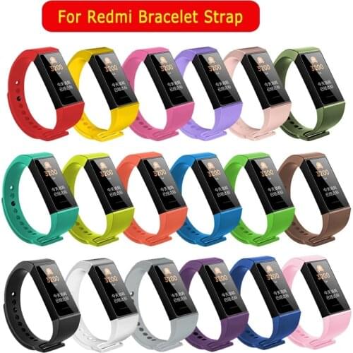 For Xiaomi Mi Band 4C Silicon Watch Strap For Xiaomi Mi Smart Band 4C Smart Bracelet Strap Replacement Silicone Watch Wristband