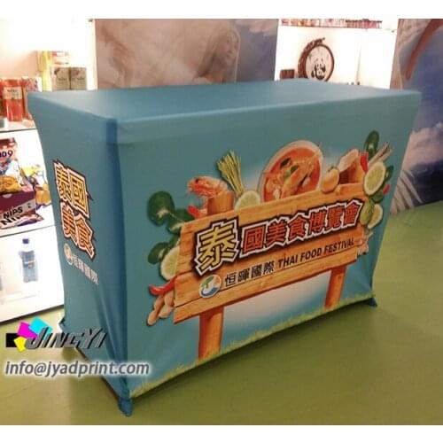 4ft Spandex Tension Tablecloths Exhibition table clothesPrinted Table Cloth, Table covers, Table Skirt, Polyester Tablecloth