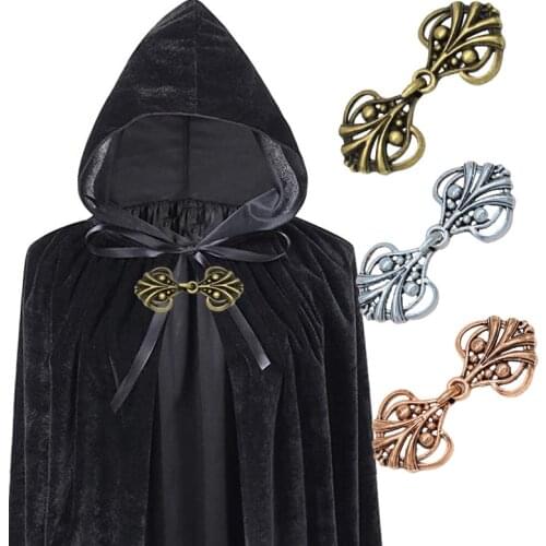 New Ladies Women Simple Fashion Alloy Buckle High-End Shawl Cloak Cardigan Sweater Trendy Hook Shirt Button