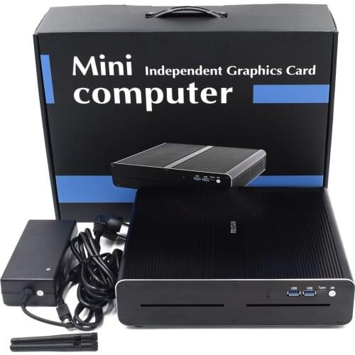 PC Gamer Intel Core i7 7820HK i5 7300HQ GeForce GTX 1050Ti Video Card desktop Mini pc Barebone DP HDMI DVI 3 display 4K 60Hz