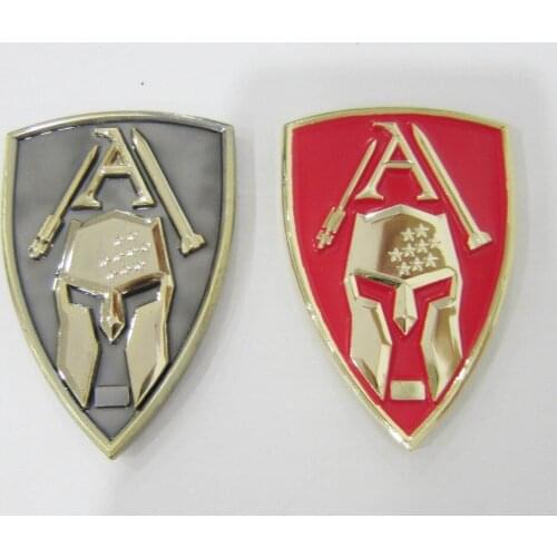 High quality triangle plating paint coin trend personality zinc alloy coin