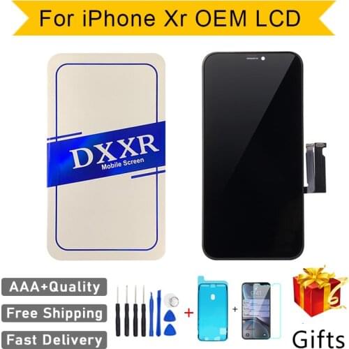 JFJVC OEM LCD AAA for iPhone XR Screen Touch Display Replacement Digitizer Assembly No Dead Pixel 6.1 Original Quality Pantalla