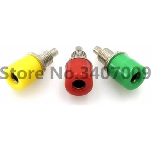 10 Pcs 4mm Female Banana Plug Socket Connector Binding Post Amplifier Terminal