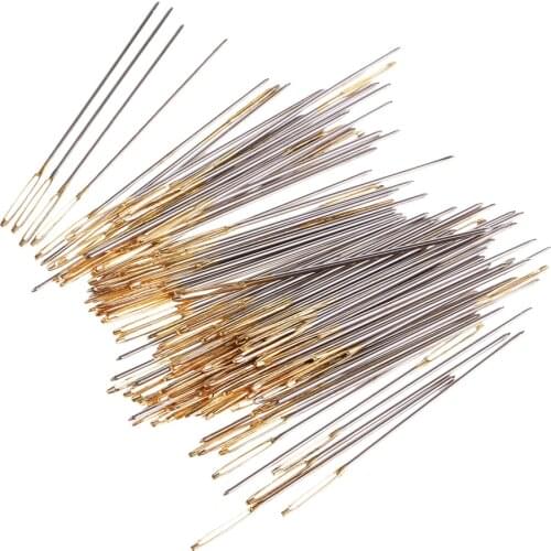100pcs Tail Embroidery Fabric Cross Stitch Needles Craft Tools 26# for 14CT