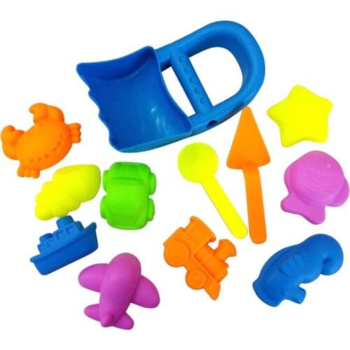 12pcs/set Tiny Love For Children Summer Game Beach Toys SandBox Set Sea Sand Bucket Water Table Play Swimming Pool Shovel Molds