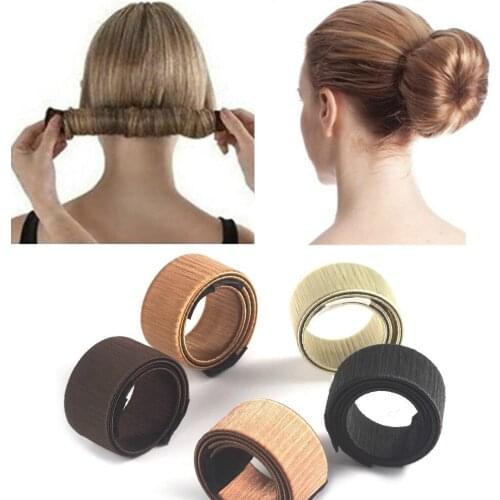 6Colors DIY Tool Hair Accessories Synthetic Wig Donuts Bud Head Band Ball French Twist French Magic Bun Maker Sweet Hair Braider