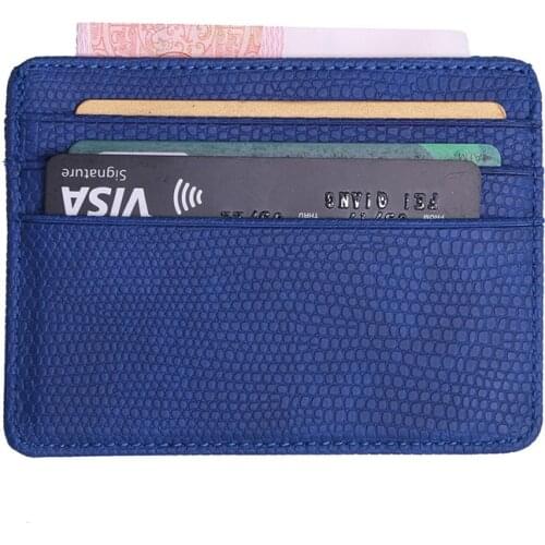 Fashion card holder Women men Lichee Pattern Bank Card Package Coin leather Card Holder passport cover tarjetero hombre