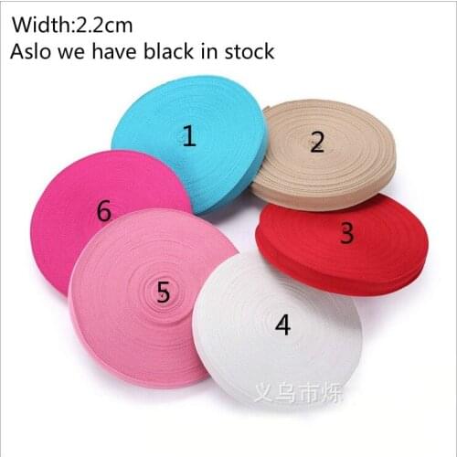 30meters 2.2cm 7/8" width elastic webbing for sewing DIY required clothing bags toys garment accessories free shipping