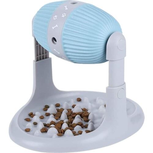 Pet Toys Slow Feeder Toys for Dog & Cat Interactive IQ Training Treat Boredom Health Diet Food Dispenser and Adjustable Height