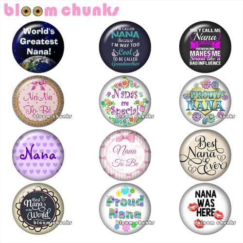 NANA Round photo glass cabochon demo flat back Making findings 12mm/18mm/20mm/25mm A9638