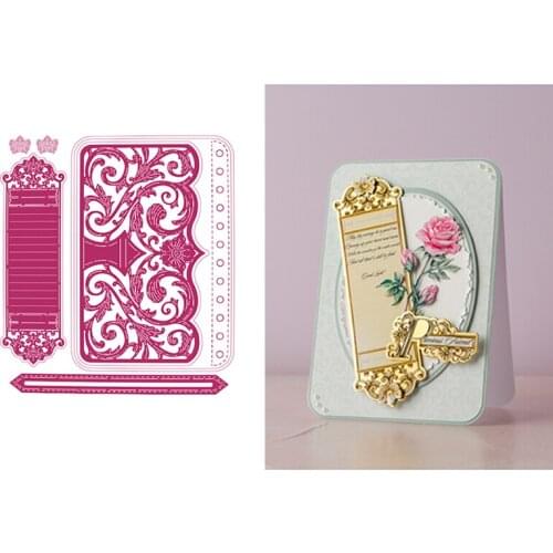 Personal Notes Metal Cutting Dies for DIY Scrapbooking Crafts Dies Cut Stencils Maker Photo Album Template Handmade Decoration