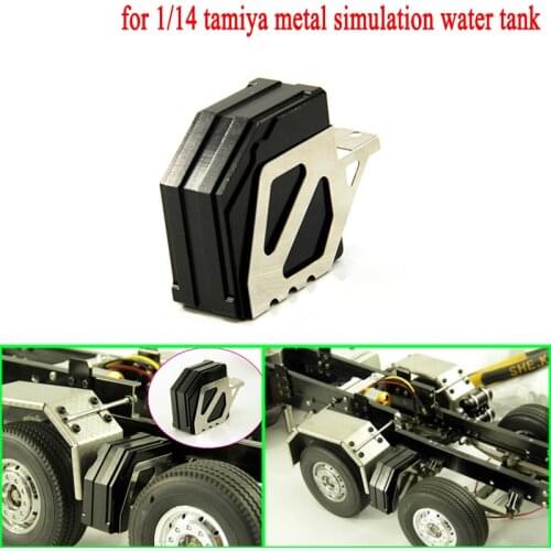 Metal Simulation Water Tank Mood Piece for 1/14 Tamiya RC Truck Car SCANIA VOLVO FH12 FH16 ACTROS 3363 1851 AROCS MAN TGX Diy