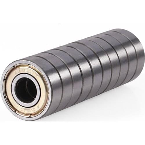 10 Pieces Double Shielded Miniature High-carbon Steel Single Row 608ZZ ABEC-5 Deep Groove Ball Bearing 8*22*7 8x22x7 MM 608 ZZ