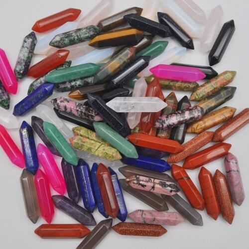 35x8MM Opal/Crystal/Carnelian/Lapis/Rhodonite/Sandstone/Picasso Stone Cabochon CAB GEM Jewelry Pendant Making (5 pcs/lot)