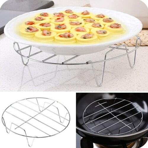 Steam rack stand steamer basket for dish stainless steel multi-functional racker