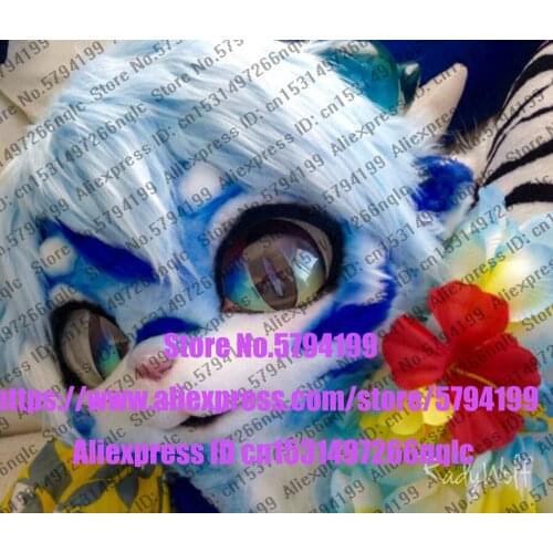 Customized Available REAL PHOTO dx003 CAT full sets husky dog Suit fursuit Costume fox Party Carnival Gift
