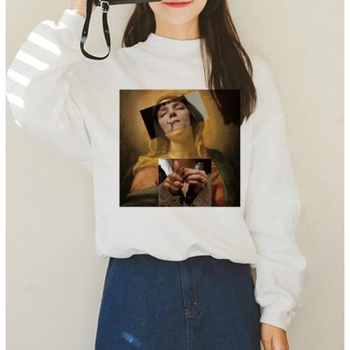 Pulp Fiction Harajuku Aesthetic Hoodies Women Ullzang Grunge Funny 90s Vintage Sweatshirts Fashion Mia Wallace Hoody for Female