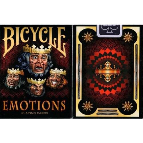 Bicycle Emotions Playing Cards Poker Size Deck USPCC Custom Limited Edition Magic Cards New Sealed Magic Tricks Props