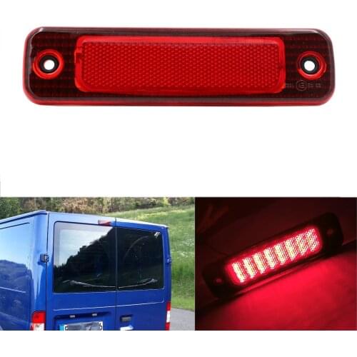 Red / Smoke Lens Rear High Mount Stop Tail Third Brake Llight Lamp For Ford Transit MK7 2006-2013