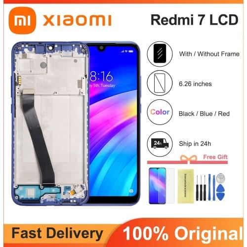 AAA Quality Original LCD for Xiaomi Redmi 7A LCD Display Frame Screen Touch Digitizer Assembly for Xiaomi Redmi 7 LCD Display