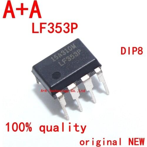 10pcs/lot LF353N LF353P LF353 DIP8 In Stock