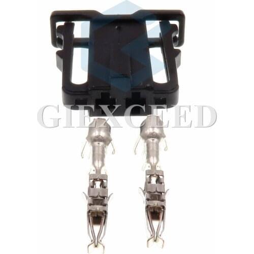 2 Sets 2 Pin 1J0971972 Auto Audio Speaker Socket Cable Plug 1J0 971 972 For VW Trunk Audi