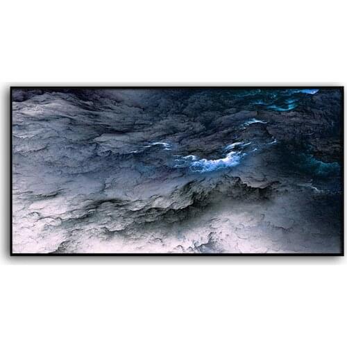 2020 New Years latest Oil Painting Dazzle colour of sky 100% Hand painted world famous paintings living room Decor 20200418012