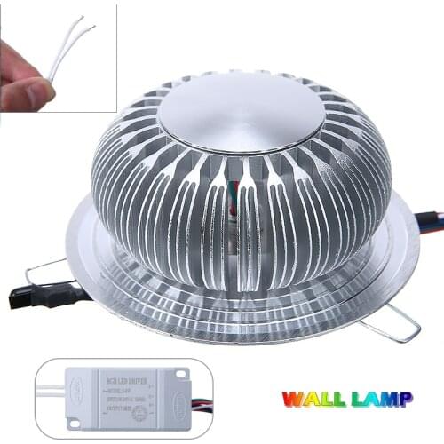 3W RGB Modern LED Wall Lamp Effect Light Wall Ceiling Lamp AC85-265V Home Decor Living Room Remote Control Floor Lamp