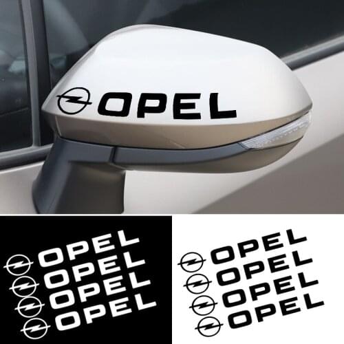 4 Pcs Car Handlebar Stickers Carbon Fiber 3D Vinyl Stickers for Opel Astra H G J Insignia Mokka Zafira Corsa Vectra C D car anti