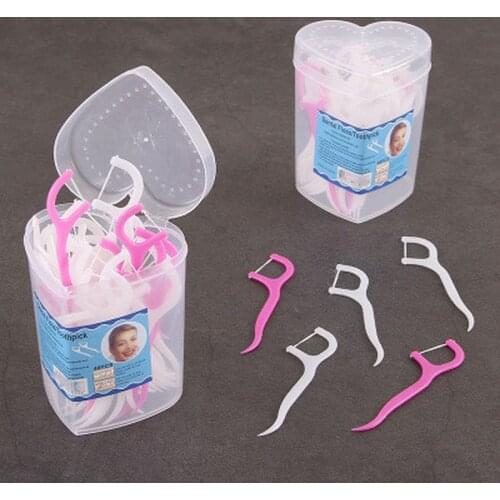 40 Pcs Oral Hygiene Dental Floss Tooth Stick Picks Interdental Brush Teeth Clean Care Toothpick Flosser Daily Life Tool