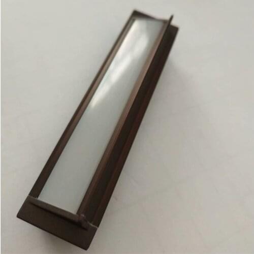 Free Shipping 2M/PCS 50m/lot aluminum profile with milky cover and end caps and clips