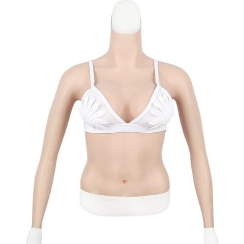 F-cup with Arm Simulation Breast Transgender Upper Outer Garment Stage Performance Crossdresser Props Women Breast Enhancement