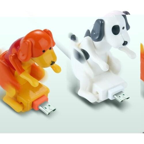 Funny Humping Dog Smart Phone Fast Charger Cable Charging Line Cute Fast Charging Power Date Cable For Android And Typ-c Phone