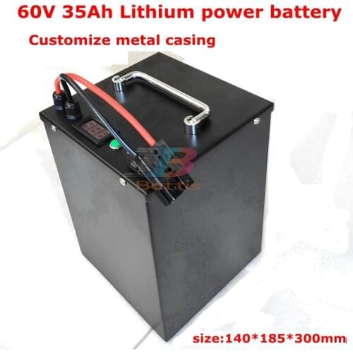60v 35Ah 40Ah Lithium battery cell for Bafang Motor 2400W 50A BMS 3000w scooter EV RV electric bike tricycle + 5A charger