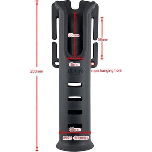 Multi-function Nylon Belt Rod Holder Portable Pole Inserter Fishing Rod Pesca Rack 7711N